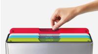 Joseph Joseph Folio Icon Juego de 4 Tablas de Cortar y 4 Cuchillos de Acero Inoxidable, Estuche Multicolor - details 2