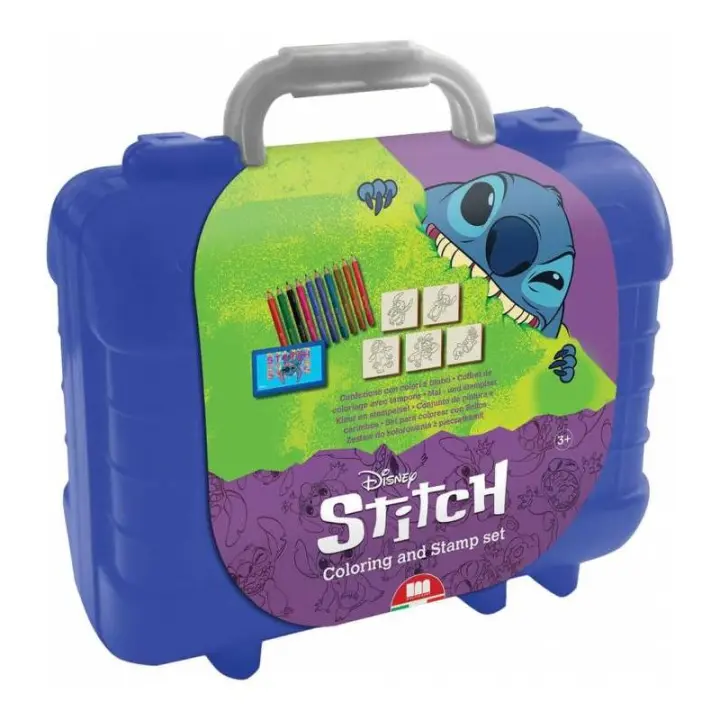 MALETÍN STITCH CON CUÑOS FIGURAS Y PINTURAS - 1