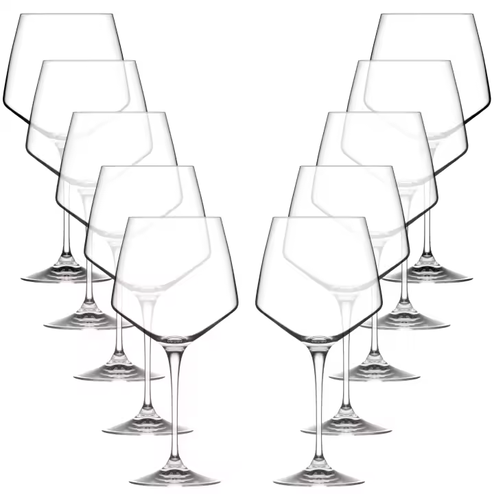 Set 10 copas grandes vinos 72 cl cristal Colección Wine BERGNER - 1