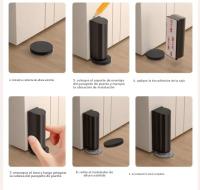Protector De Pared Multifuncional Bumper Puerta Oculta Asiento Decoración De Hogar Herramientas De Muebles Parar Puertas Magnético Duradero - details 20