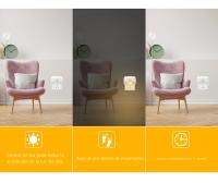 Lámpara Nocturna LED Con Sensor De Movimiento EU Plug 220V Para Casa Aisle WC Pasillo Escalera Cocina Dormitorio Luz Nocturna - details 4