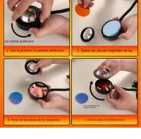 Lámpara De Noche Bluetooth Proyector De Puesta De Sol Luz Arcoíris Para Decoración De Habitación Luz De Ambiente Redonda Para Mesa - details 18