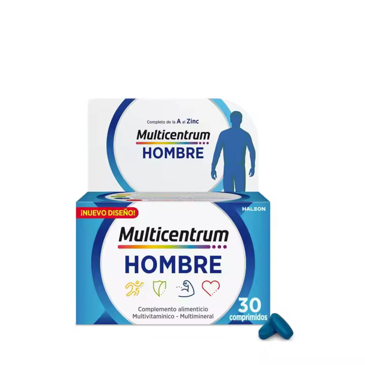 Multicentrum hombre 30 comprimidos - 1