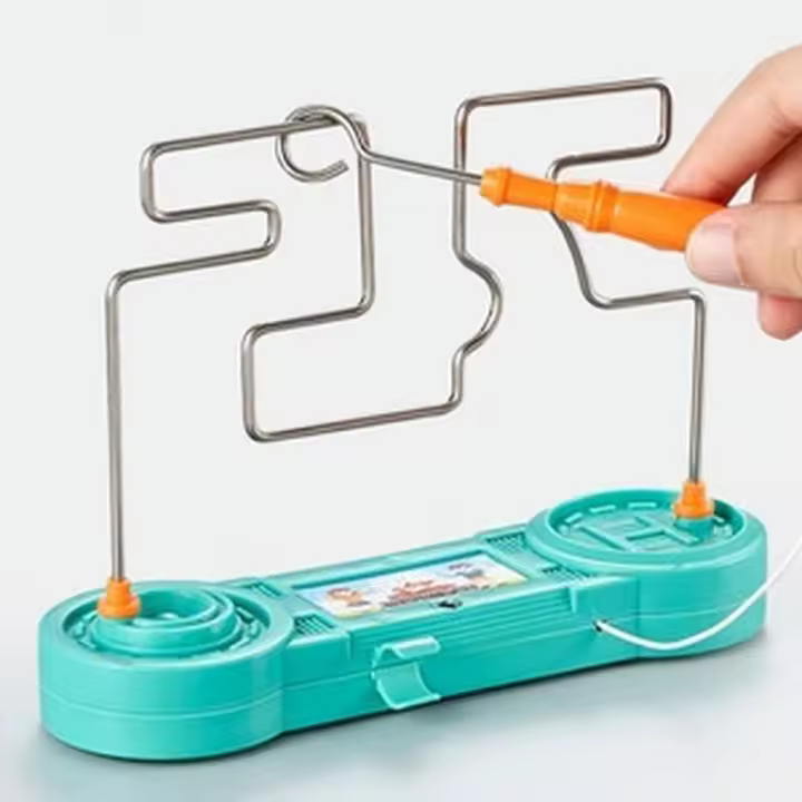 Juguete Educativo Para Niños Con Choque Eléctrico Juego De Laberinto De Toque Juego Divertido De Experimento Científico Regalo Para Niños - 1