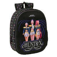 Mochila 3D K-POP Demon Hunters - Huntrix "Sound" negra 27x10x33cm - K-POP DEMON HUNTERS - details 0