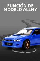 Coche De Deportes Subaru Impreza JKM 1:32 En Miniatura De Aleación Con Sonido Y Luz Vehículo Diecast Metal Juguete Para Niños - details 9