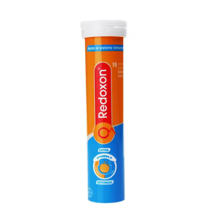 Redoxon extra defensas sabor naranja 15 comprimidos efervescentes - 1