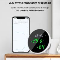Sensor De Temperatura Y Humedad Inteligente Tuya USB Monitoreo Remoto Por App Para El Hogar Inteligente Compatible Con Alexa Y Google Assistant - details 14