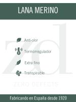 Calcetines Altos de Lana Merino para Hombre | Máximo Confort y Durabilidad | Color Negro | Talla única | ZD Zero Defects - details 0