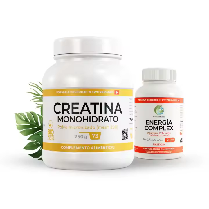 BioActive - Combo Sport| Creatina Monohidrato - Energy Complex | Energía y Rendimiento Deportivo - 1