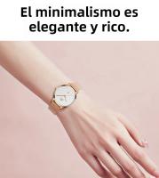 Reloj De Moda Elegante Para Mujer OLEVS De Acero Inoxidable Resistente Al Agua Cuarzo Reloj De Pulsera Simple Y Elegante - details 11