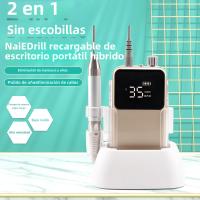 Máquina De Uñas Eléctrica Profesional Recargable 35000RPM Accesorios De Uñas Pulidora De Gel De Uñas Bajo Ruido Con Caja De Almacenamiento - details 0