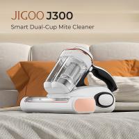 JIGOO J300 Aspirador de Ácaros con Sensor de Ácaros y Pantalla Digital, 500W Aspiradora antiácaros con Doble Taza, Luz UV, para Alergias, Elimina el 99.9% de alérgenos en colchones, Camas y sofás - details 0