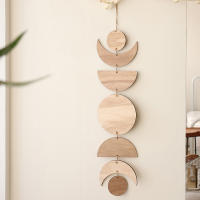 Decoración Bohemia De Luna Fase En Madera Para Pared Regalo Para Dormitorio Sala De Estar Estudio Manualidades Regalo Para Padres Y Amigos - details 4