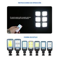 Lámpara Solar Exterior IP65 108 COB Con Sensor Y Control Remoto 3 Modos De Iluminación Luz De Seguridad Para Jardín Patio Camino - details 12