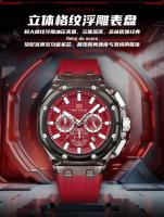 Reloj De Pulsera Para Hombre MINI FOCUS Ultra-ligero Con Caja Octagonal Transparente Multifuncional Resistente Al Agua Y Al Shock Estilo Deportivo - details 13