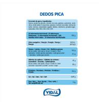 VIDAL Dedos Pica bolsa 1 Kg sabor a Frambuesa sin gluten sin grasa sabor original Vidal garantizado - details 1
