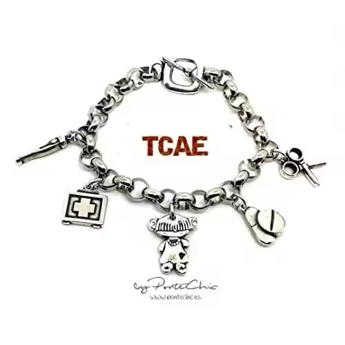 Pulsera "TCAE" AUXILIAR DE ENFERMERÍA. PonteChic - 1