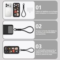 Funda De Teléfono Suave Con Patrón De Navidad Para iPhone 17 pro Max Air 16e 16 15 14 pro Max 13 12 pro 11 Con Correa De TPU Protección Antichoque - details 7