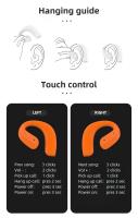 Auriculares Deportivos de Bluetooth V5.4 Cascos Auriculares Inalámbricos de Conducción Ósea Batería 500 mAh de 50H TEISCHE - details 1