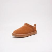 Botas De Nieve Para Mujer Con Piel De Oveja Y Lona De Lana Térmica Botines De Tobillo Slip-On Zapatos Casuales De Invierno - details 0