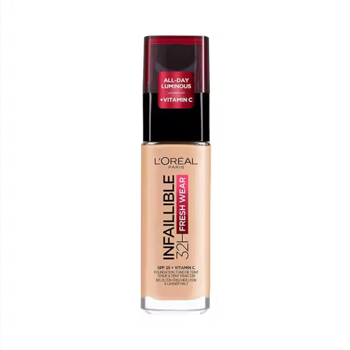 BASE L'OREAL INFAILLIBLE 32H FRESH WEAR 180 LIN DORÉ 30ML - 1