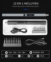 Set De Destornillador Eléctrico Inalámbrico 12/39/50 En 1 Herramienta De Reparación Magnética Con Carga Rápida Para DIY En Casa - details 2