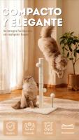 PETOO,Poste rascador XXL para gatos 40x40x83 cm – Rascador resistente con base estable, ideal para arañar, estirarse y cuidar las uñas de tu gato - details 2