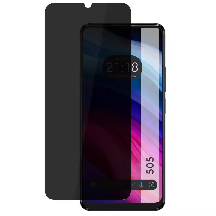 Tumundosmartphone Protector Pantalla Hidrogel Privacidad Antiespías para TCL 505 - 1