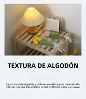 Lámpara De Escritorio LED Nórdica Con Enchufe USB Iluminación Interior Para Dormitorio Luz Nocturna Retro Para Bar Y Café Decoración De Mesa - details 12