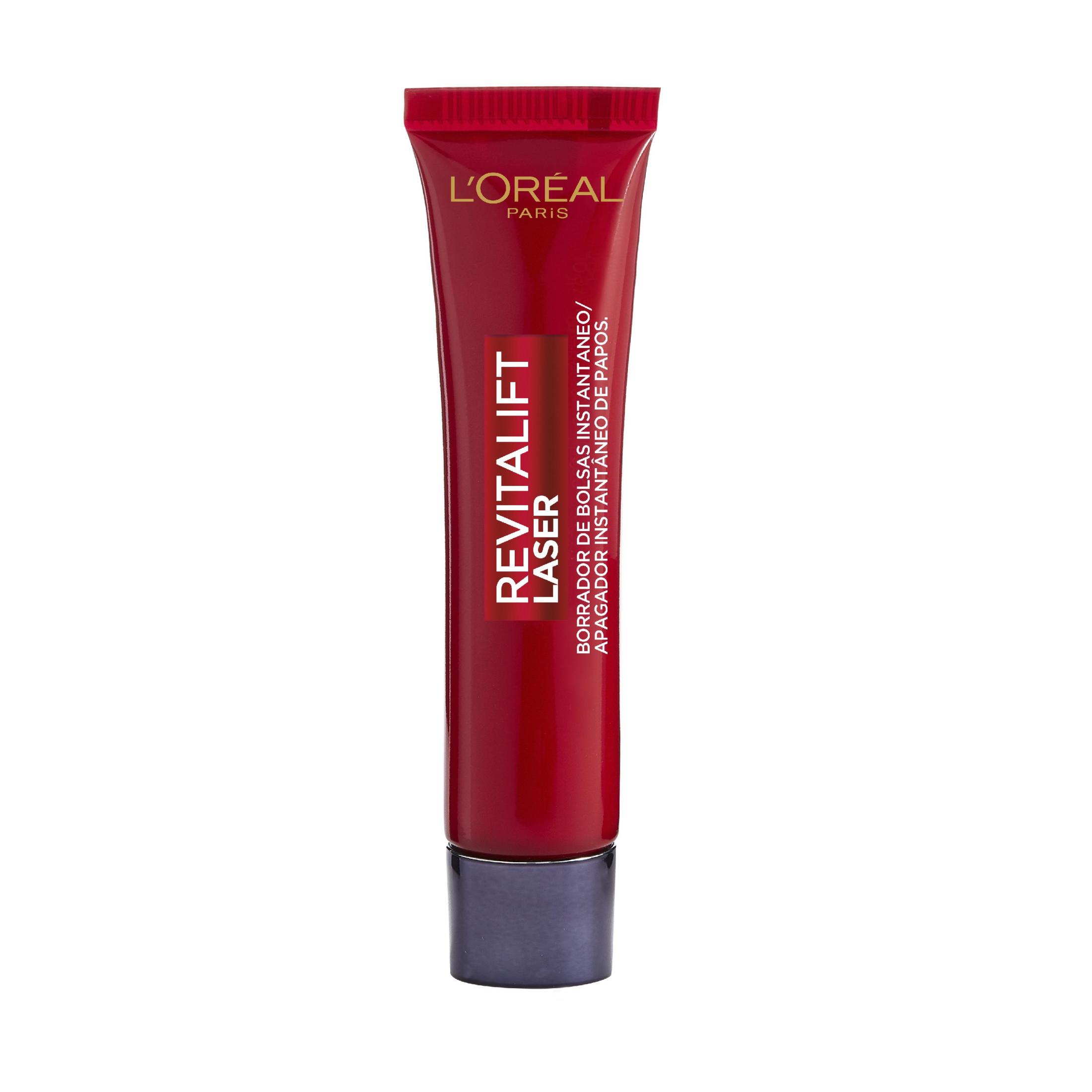 L'Oréal Paris | Revitalift Laser Borrador de Bolsas Instantáneo. Deshincha y Alisa Bolsa de los Ojos en 15 minutos*. Corrector de Ojos. Mirada Firme y Rejuvenecida. Contorno de Ojos Hombre y Mujer. 15ml
