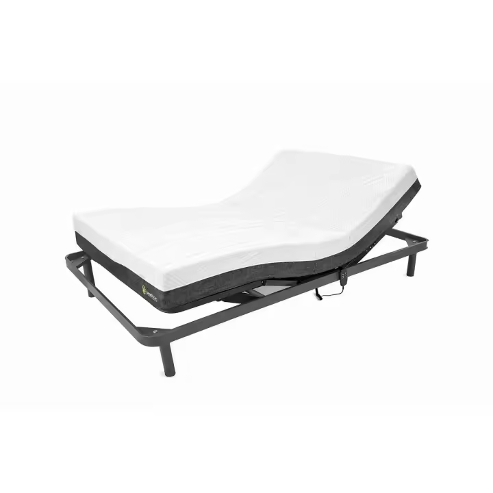 GRUPO MAMÁPLA. Pack Somier Articulado Eléctrico 5 Planos | Colchón Viscoelástico articulable. Todas las medidas. Cama láminas madera de haya. Envío, montaje, adaptación y retirada del viejo incluido. - 1
