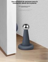 Parada De Puerta De Silicona Sin Perforar Con Fuerte Succión Anticolisión Protector De Piso Para Dormitorio Y Uso Doméstico - details 16