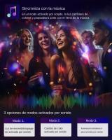 Bola Mágica LED Control Remoto Siete Colores Voz Controlada Rotación Mini KTV Luz De Escenario TenKinYo Luz Nocturna Atmosfera - details 3