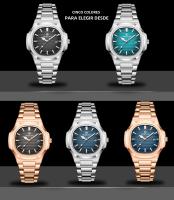 Reloj De Pulsera Para Hombre PAAZOMU Lujo Resistente Al Agua Con Luz Luminosa Cronógrafo Acero Inoxidable Reloj De Cuarzo - details 7