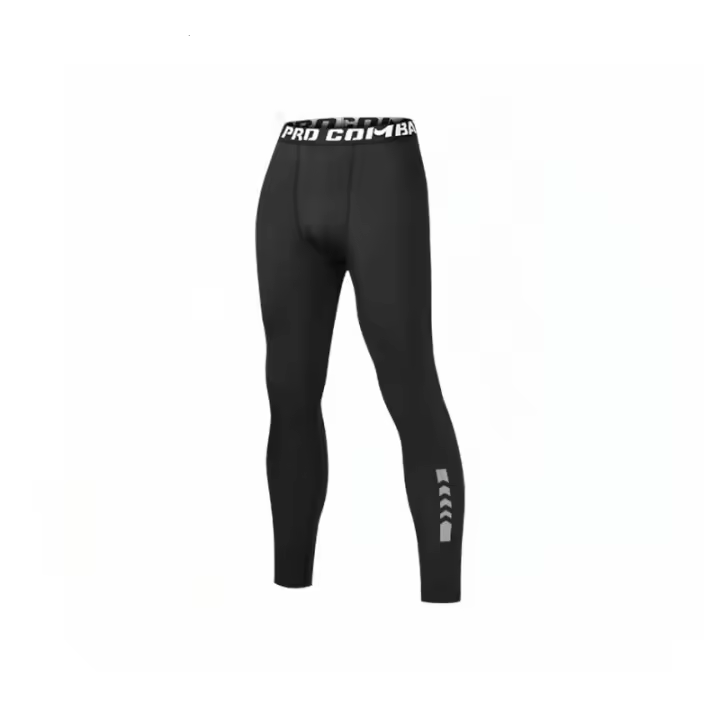 Pantalones De Entrenamiento Deportivo Para Hombres Leggings De Compresión Calientes Secado Rápido Para Correr - 1
