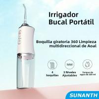 Irrigador Oral Eléctrico Portátil Inteligente Con 4 Jetas 3 Modos Recargable Limpieza Dental Para Uso Diario Y Viajes - details 2