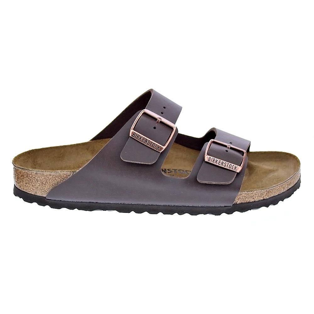 Birkenstock Hombre Chanclas modelo Arizona 51703 BROWN Estrecho Marrón