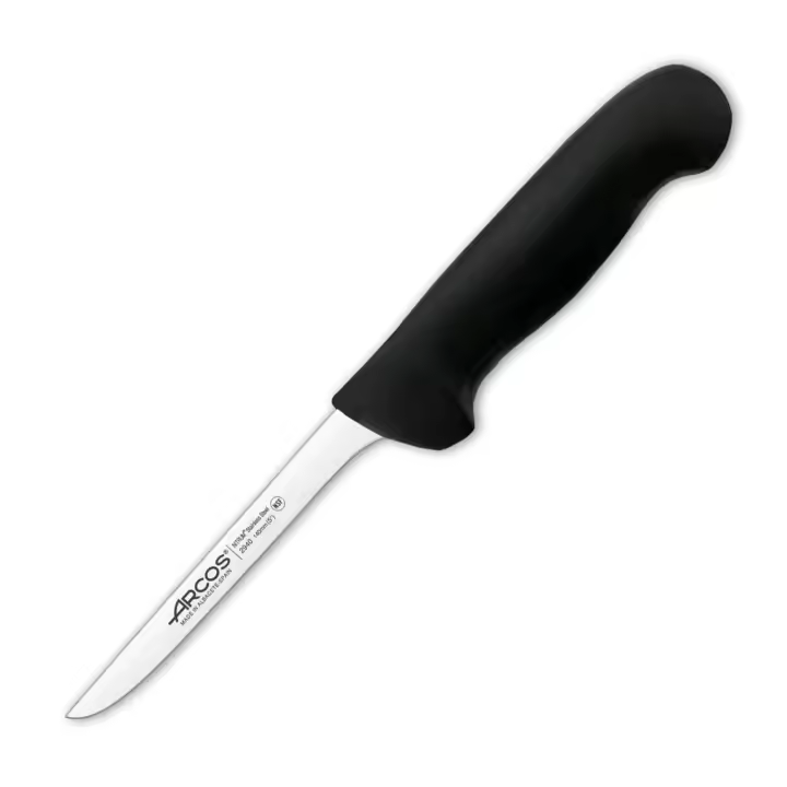 ARCOS Serie 2900 - Cuchillo Profesional Deshuesador 14 cm NITRUM. Negro - 1