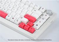 USLION 126 Teclas XDA Profile PBT Keycaps Rosa Blanca Para Teclado Mecánico De Juego Personalizado Inglés Japonés Ruso - details 11