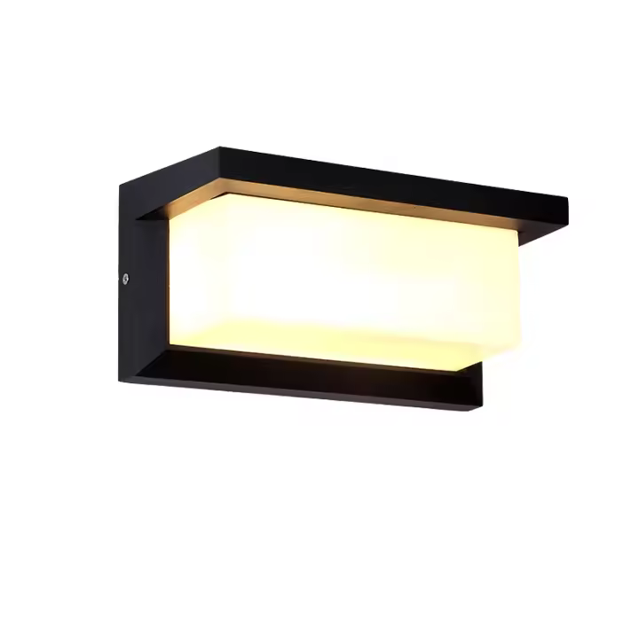 Lámpara De Pared LED Impermeable Para Exterior Iluminación De Jardín Y Villa Moderna Para Balcón Material ABS - 1