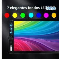 Reproductor Multimedia Para Coche 7' Pantalla Táctil Full HD 2 Din Con Carplay Android Auto Cámara De Retroceso Y Lienzo De Espejo USB AUX FM - details 9