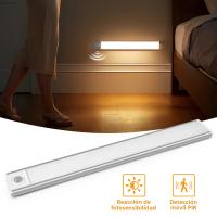 Luz LED Sensor De Movimiento Wireless Recargable Para Armario Cocina Escaleras Luz De Noche Tipo C Iluminación Para Armario Wardrobe - details 10