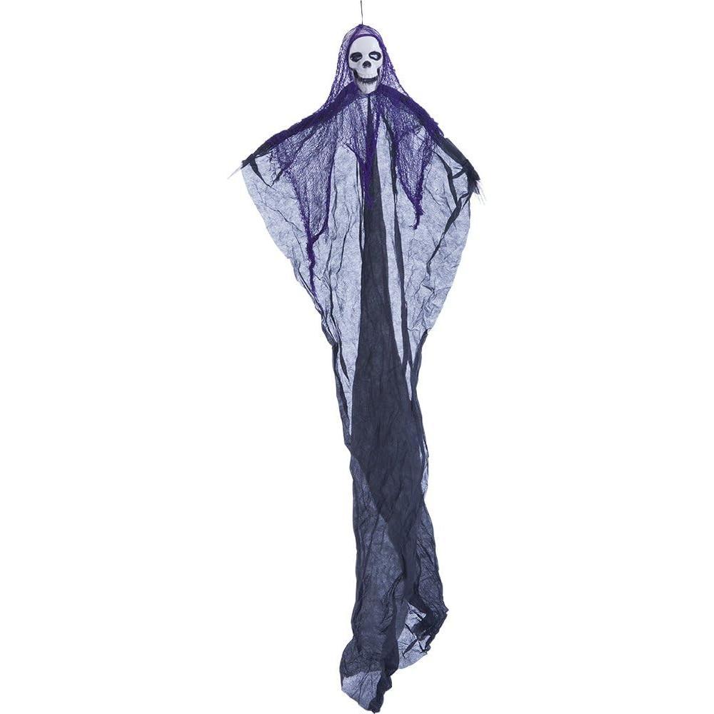 Rubies-Colgante Calavera Gigante 150 Cm, decoracion Halloween (Rubies Spain S4375)