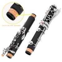Miwayer Clarinete De Madera Bakelite Profesional Con 17 Teclas Y Viento Musical Instrumento De Viento Tenor Con Caja Y Regalito - details 8