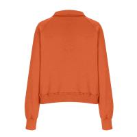 Nueva Sudadera De Mujer Con Capucha Cuello Erguido Otoño Invierno Color Sólido Fleece Manga Larga Bolsillos Cierre Media Pullover Suave - details 51