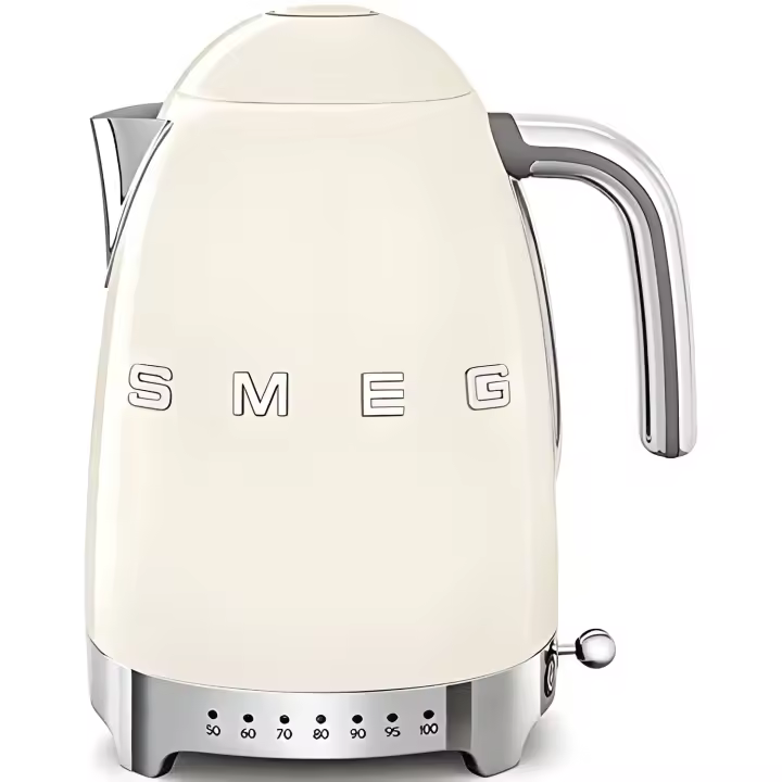 SMEG Calentador de Agua electrico, hervidor KLF04CREU, 2400 W, 1.7 litros, plástico, Crema - 1