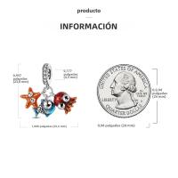 Encantos De Viaje Para Café Plata Charms Para Perros Y Gatos Corazón De Cuentas Adecuados Para Pulsera Original DIY Tendencia Clásica Vintage Romántica - details 476