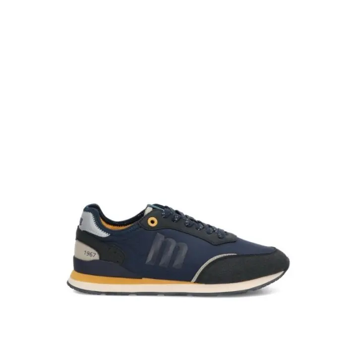Zapatillas Casual Mustang - Hombre - Suela Plana - Modelo 84859 - Color Marino - 1