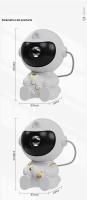 Proyector De Estrellas LED Astronauta Para Decoración De Habitación Luz Nocturna Galaxia Regalo Para Niños Lámpara Del Cielo Estrellado - details 12
